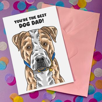 Custom Staffy / Staffie Birthday Card For Dog Lover, 11 of 12