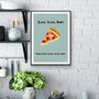 Slice Slice Baby Kitchen Print, thumbnail 3 of 3