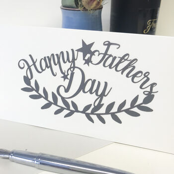 Father's Day Papercut Card, 4 of 9