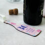 Personalised Bottle Gift Tag In Wood, Confetti Age, thumbnail 3 of 4