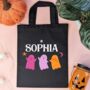 Personalised Ghosts Trick Or Treat Halloween Bag, thumbnail 1 of 2