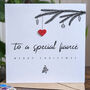 Personalised Christmas Card For Fiancé, thumbnail 2 of 4