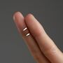 Sterling Silver Tiny Pyramid Spike Stud Earrings, thumbnail 2 of 11