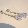 Vintage Style Cubic Zirconia Earring, thumbnail 4 of 4