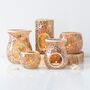 Large Brown Crackle Oil Burner And Wax Warmer, thumbnail 2 of 4