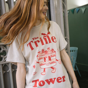 The Trifle Tower Women's Christmas T Shirt, 4 of 4