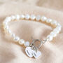 Personalised Double Charm Pearl Bracelet, thumbnail 2 of 12