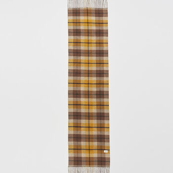 Woodland Tales Taupe Jacquard Scarf, 3 of 6