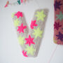 Neon And Grey Star Decorative Letter, thumbnail 1 of 6