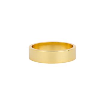 18 K Gold Plated 925 Sterling Silver Band Ring For Men, 4 of 12