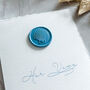 Beach Shell Wedding Vow Books With Wax Seal, thumbnail 8 of 10