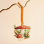 Wooden Toadstool Hanging Decoration, thumbnail 2 of 3