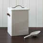 Pet Bin With Leather Handle, thumbnail 3 of 11