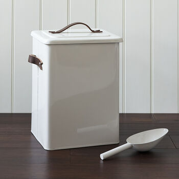 Pet Bin With Leather Handle, 3 of 11