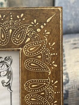 Wooden Picture Frame: Tabletop Photo Display, Artisan Crafted, 5 of 12