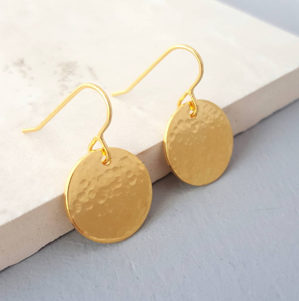 halo gold earrings