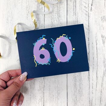 60 Birthday Card, 5 of 5