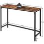 Brown Console Table Hallway Table Narrow Side Table, thumbnail 9 of 9