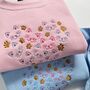 Cat Heart Embroidered Sweatshirt, thumbnail 1 of 5