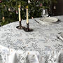 Luxury Heavy Linen Feel Tablecloth Christmas Doves Of Peace, thumbnail 6 of 6