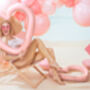 Pink Heart Shaped Hen Party Selfie Frame Balloon, thumbnail 5 of 7