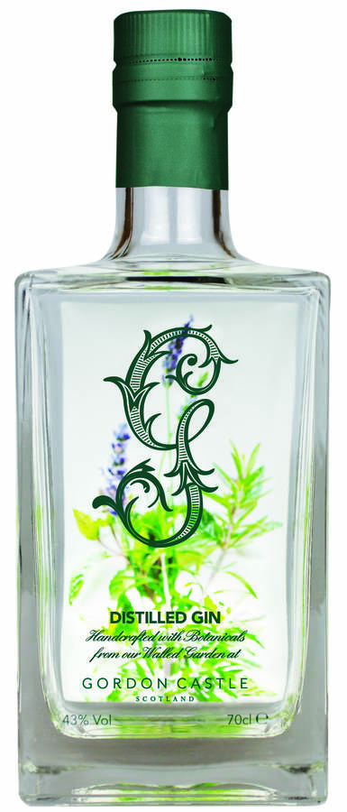 engraved gordon castle gin by gordon castle scotland ...