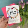 Worlds Best Grandma Floral Card And Ceramic Keepsake, thumbnail 2 of 4