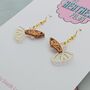 Handmade Sparkly Guppy Fish Earrings – Glitter Resin In Multiple Colours, thumbnail 7 of 8