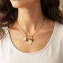 Custom Celestial Birthstone Carabiner Charm Necklace, thumbnail 1 of 7