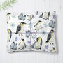Penguins Christmas Wrapping Paper Roll Or Folded, thumbnail 1 of 3