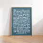 Can't Help Falling In Love Elvis, Song Lyrics Wall Art, thumbnail 4 of 9