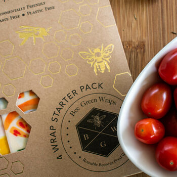 Reusable Beeswax Wraps Starter Pack, 3 of 6
