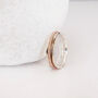Personalised Copper Spinner Ring In Sterling Silver, thumbnail 7 of 12