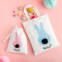 Personalised Bunny Bag With Fluffy Tail, thumbnail 1 of 2
