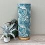 William Morris Acanthus Teal Slim Lampshades, thumbnail 1 of 8