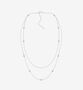 Enso 925 Silver Layered Chain Necklace, thumbnail 1 of 3