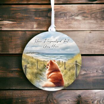 Personalised Pomeranian Dog Beach Walk Collection, 3 of 8