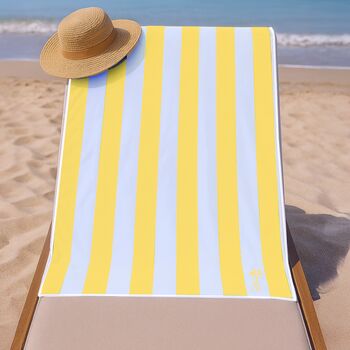 Personalised Embroidered Beach Towel, 7 of 12