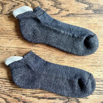 Three Pair Pack Performance Men's Alpaca Running Socks, 3 of 5