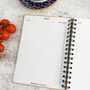 Personalised Recipe Book | Minimalist, thumbnail 7 of 10