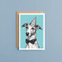 Whippet Dog Birthday Card, thumbnail 2 of 6