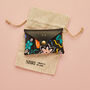 Personalised Card + Coin Purse Playful Floral Print, thumbnail 5 of 7