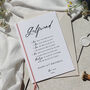 Husband Birthday Card For Him Fiance Husband To Be, thumbnail 2 of 7