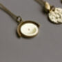 Gold Vermeil Personalised Spinner Necklace, thumbnail 3 of 4