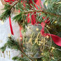 Personalised Nice List Christmas Tree Decoration, thumbnail 5 of 9