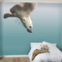 Arctic Polar Bear Self Adhesive Wallpaper Mural, thumbnail 2 of 4