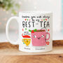 'Grandma My Best Tea' Personalised Christmas Mug, thumbnail 1 of 2