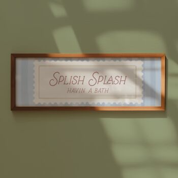 Splish Splash | Bathroom Print, 2 of 2