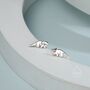 Cute Red Panda Stud Earrings In Sterling Silver, thumbnail 4 of 9