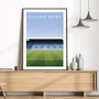Leeds United Elland Road From The Centre Circle Poster, thumbnail 3 of 7